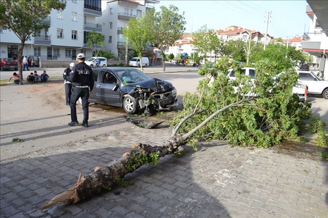 Aksaray´da trafik kazası: 4 yaralı 