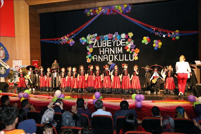 Anaokulu Öğrencilerinin Yılsonu Etkinliği Göz Doldurdu