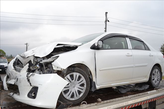 Aksaray´da trafik kazası: 2 yaralı 