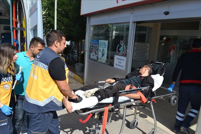 Ava Gitti Kaza Sonucu Yaralandı