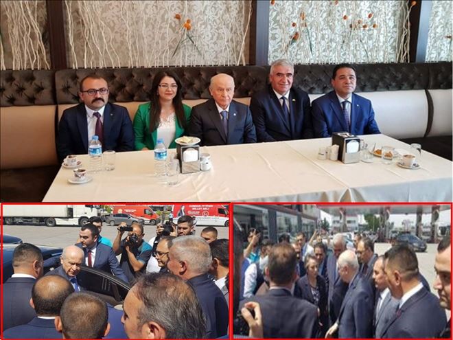 Devlet Bahçeli Aksaray´da Mola Verdi