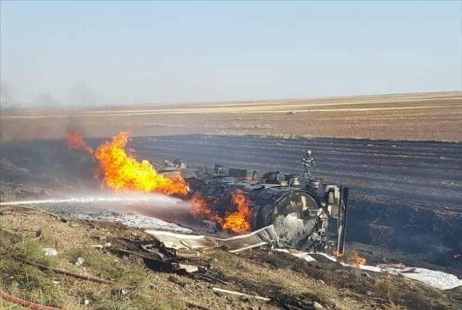 Tanker Kazasında 1 Kişi Yanarak Öldü