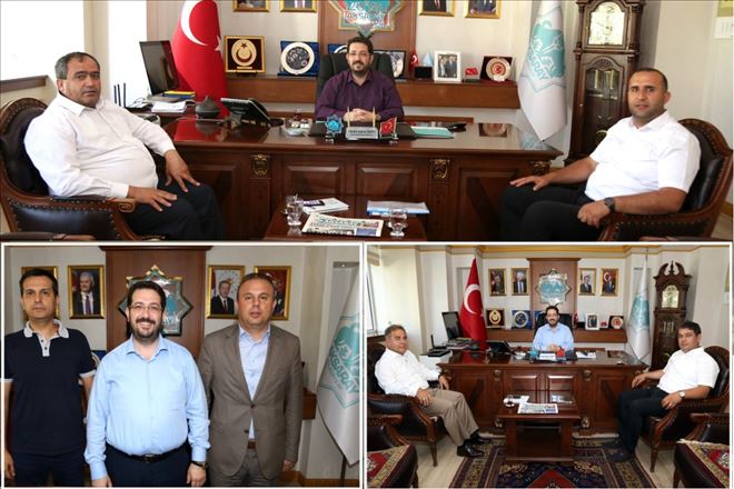 Ziraat Odası, POMEM ve İl Tarım Müdürlüğünden Başkan Yazgı´ya Ziyaret 