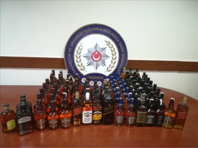 Kaçak İçki Satan Şahıs Suçüstü Yakalandı 