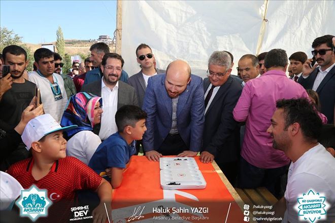Bilal Erdoğan Festivale katılmak için Aksaray´a Geldi