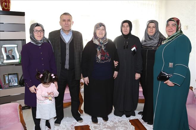 Gazi ve Şehit ailelerine ziyaret