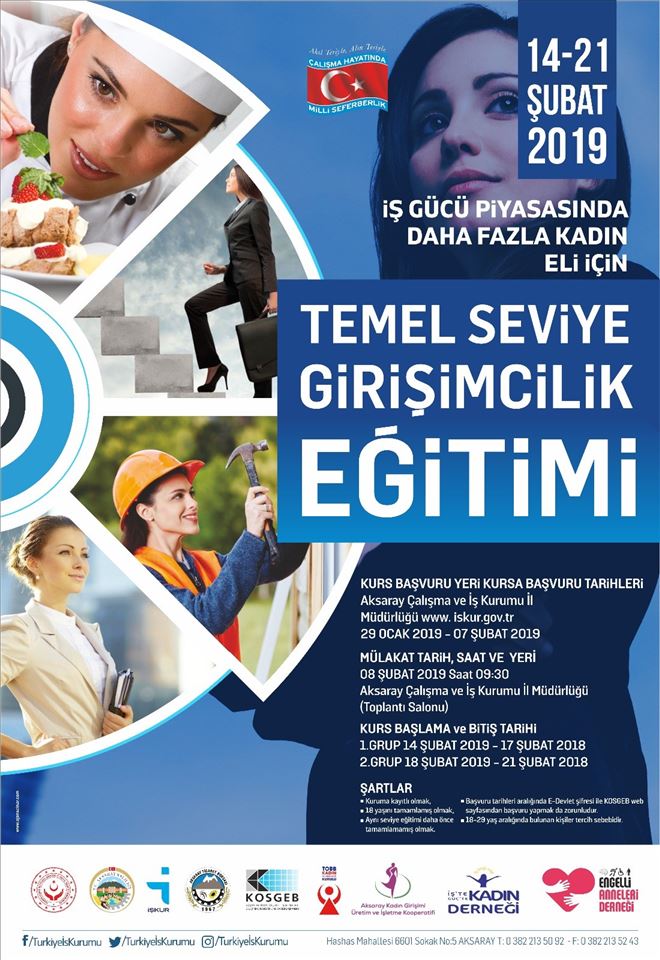 50 Kişilik Girişimcilik Kursu Başlıyor