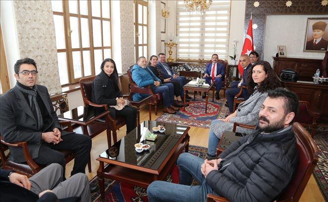 Vali Ali Mantı´ya  Ziyaretler  Devam Ediyor 
