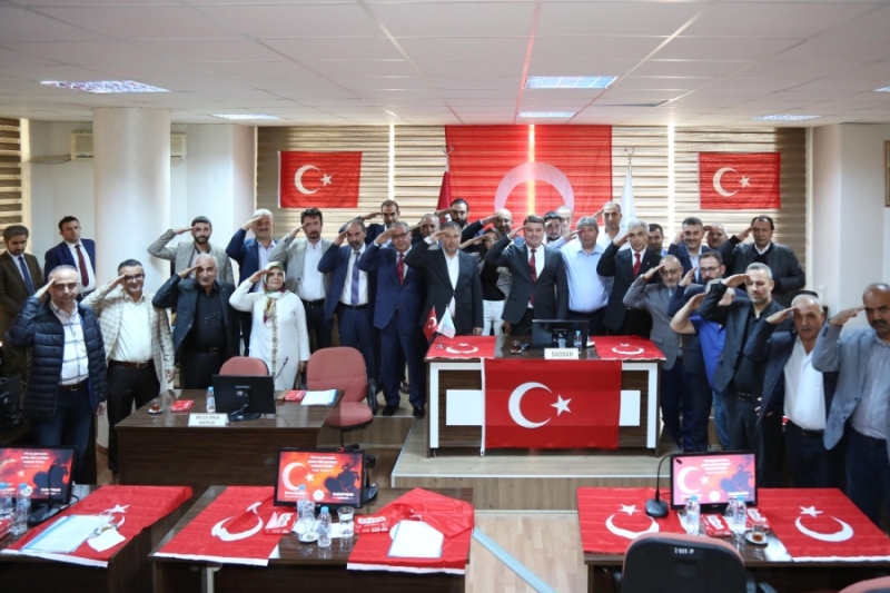  BELEDİYE MECLİSİNDEN BARIŞ PINARI HAREKÂTINA TAM DESTEK..