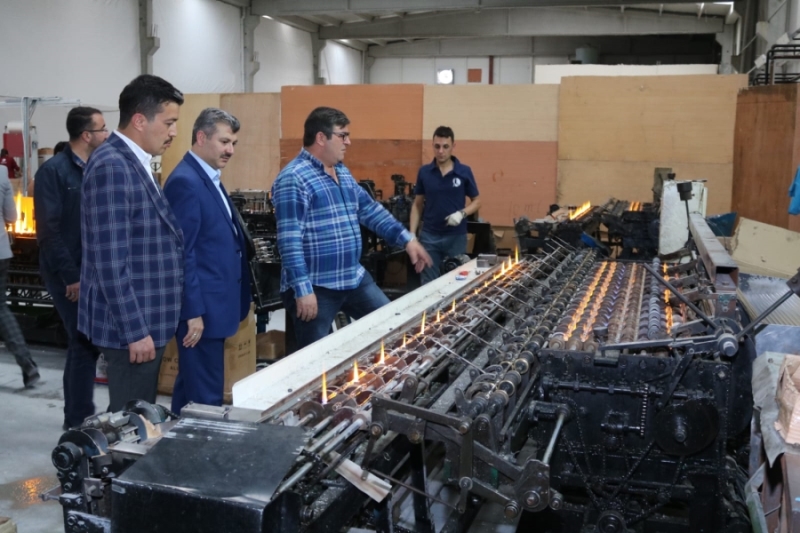Ak Parti Yöneticileri OSB’de Fabrikaları Ziyaret Etti