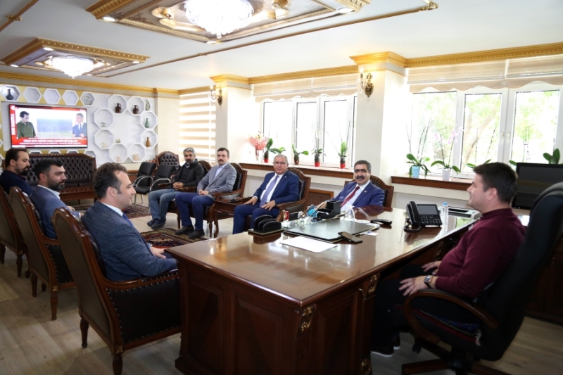  İyi Parti Heyetinden, Başkan Dinçer’e Nezaket Ziyareti
