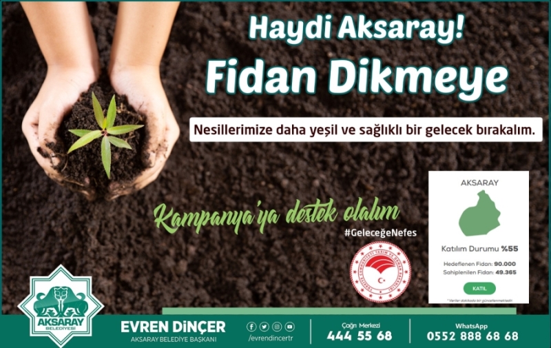 Geleceğe Nefes Kampanyasına Başkan Dinçer