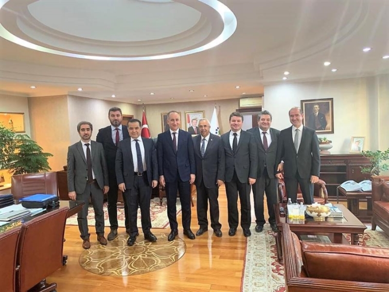 Başkan Evren Dinçer TOKİ Başkanını Ziyaret Etti