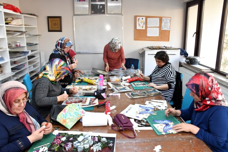 Aksaray Meslek Edindirme Kurslarında 45 Branşta Eğitim Veriliyor
