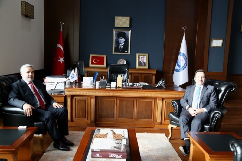 Vali Mantı’dan, Rektör Şahin’e Nezaket Ziyareti 