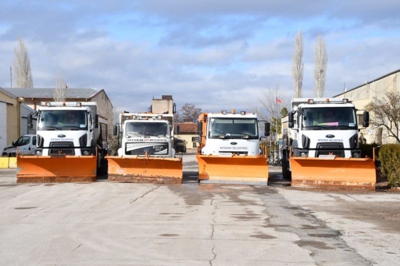 Aksaray Belediyesi Kış Hazırlıklarını Tamamladı