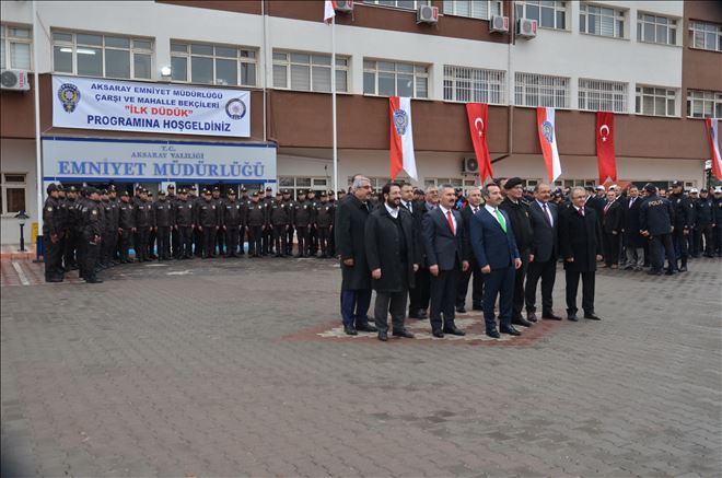 Aksaray´da 55 Çarşı Mahalle Bekçisi Törenle Göreve Başladı 