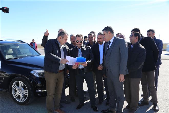Vali Ali Mantı 2. Organize Sanayi Bölgesi Yer Tesbiti için Sultanhanı´nda İncelemelerde bulundu