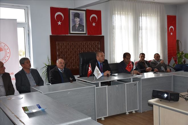 Sultanhanı İlçesinde Çiftçilere Bilgilendirme ve Eğitim Çalışması Yapıldı