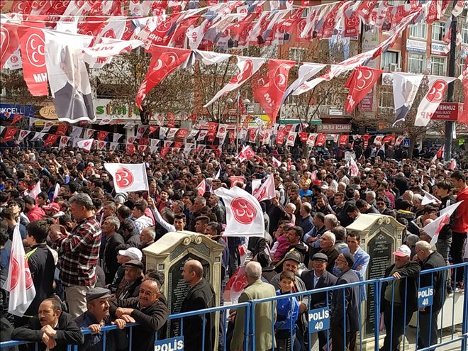 Devlet Bahçeli Aksaray´da Halka Seslendi 