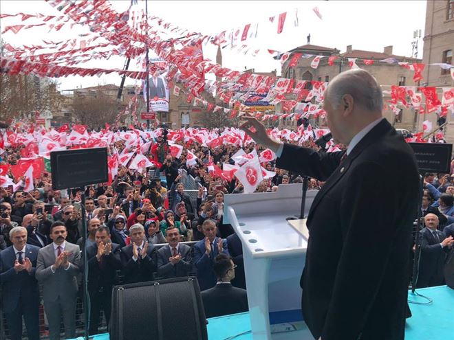Devlet Bahçelinin Aksaray Mitingi VİDEO 