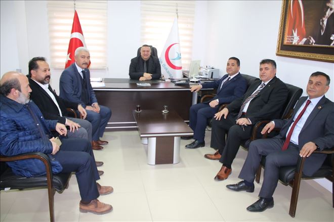 MHP Aksaray Belediye Başkan Adayı Sefer Alkan Hastaneyi Ziyaret Etti.
