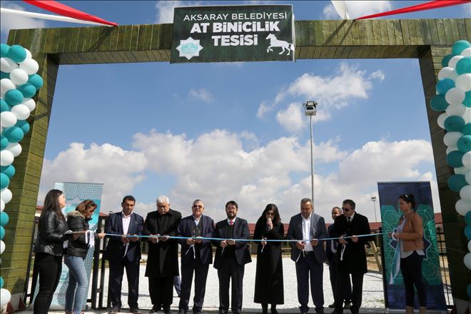 Aksaray´ın İlk ve Tek At Binicilik Tesisi Hizmete Açıldı