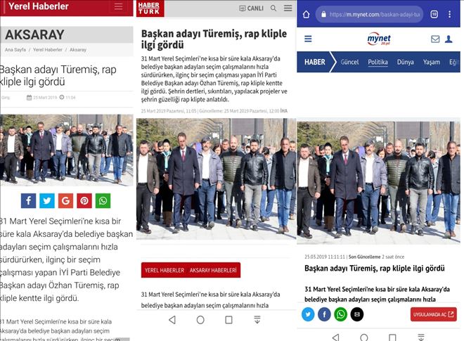 Başkan Adayı Türemiş Rap Kliple Ulusal Medyada Büyük İlgi Gördü