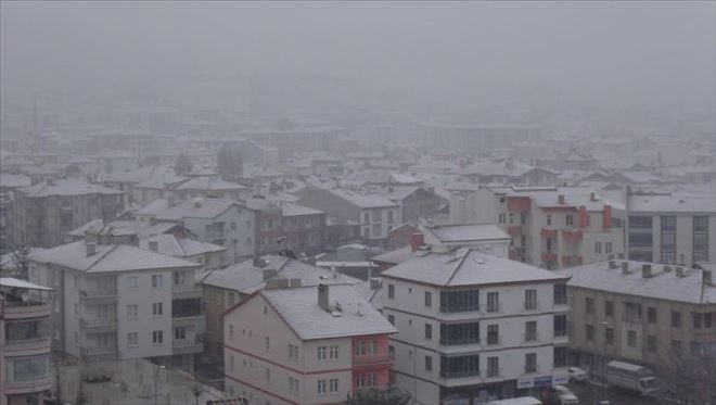 Mart Ayının Son Gününde Aksaray Beyaz Örtüye Büründü