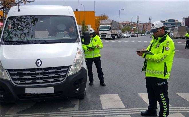 Fazla Öğrenci Taşıyan Servisler Cezaya Çarptırıldı