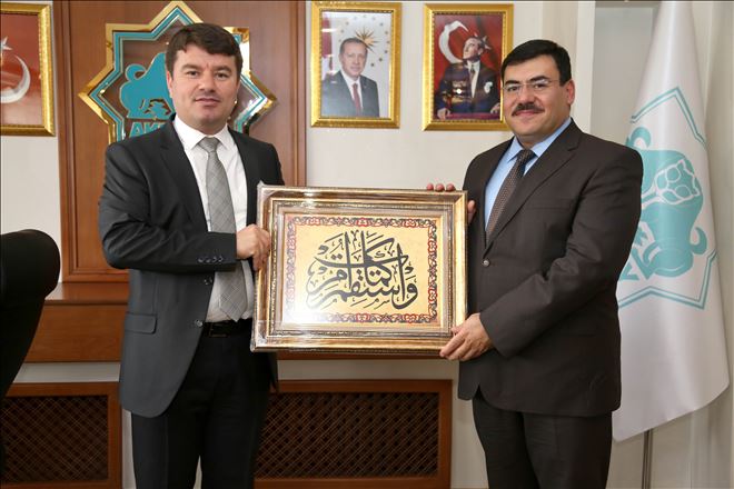 Ahmet Sami Kulaklıoğlu´undan Yeni Başkan Evren Dinçer´e Hayırlı Olsun Ziyareti