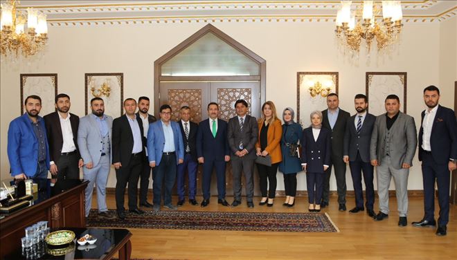 Genç Girişimcilerden Vali Ali Mantı´ya ziyaret