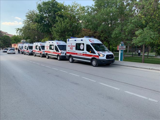 112 Acil Sağlık Hizmetlerine 9 Adet Ambulans Katıldı