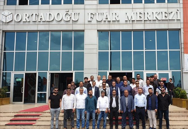 ATSO Heyeti Halı, Ayakkabı ve Çanta Fuarına Katıldı