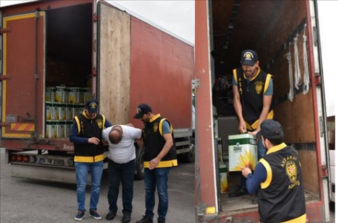 Ayçiçek Yağı Dolandırıcıları Aksaray´da Yakalandı