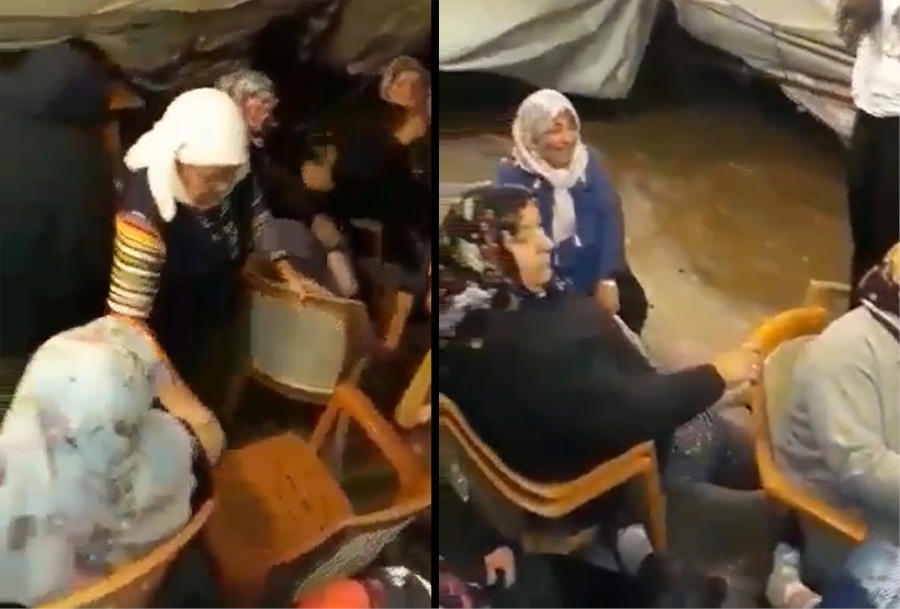 Sel Felaketinde Düğün Çadırındakiler  Ölüm İle Burun Burun Geldi