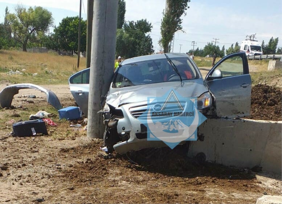 Gurbetçi Hemşehrimiz Kaza Yaptı 5 Kişi Yaralandı