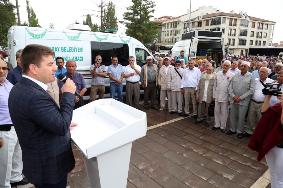 Aksaray’dan Kutsal Topraklara Yolculuk Sürüyor 
