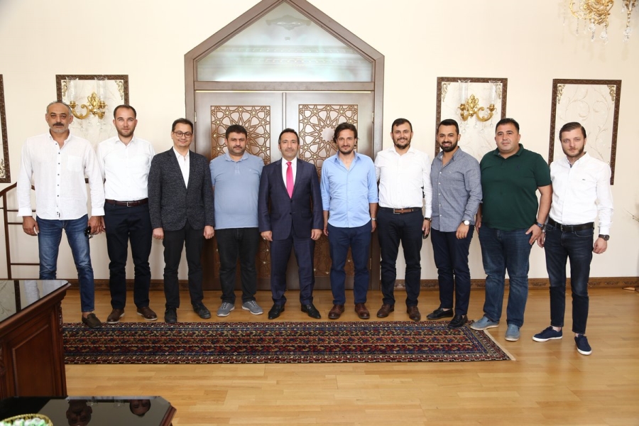 Aksaray Spor Yeni Yönetimi’nden Vali Ali Mantı’ ya ziyaret