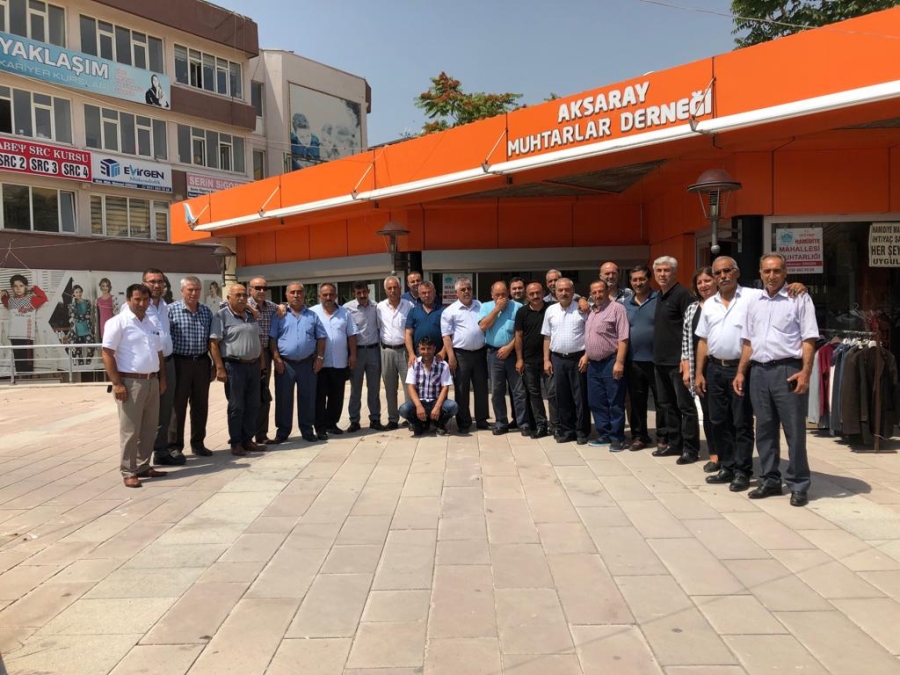 Aksaray merkez Muhtarları  Bayramlaştı 