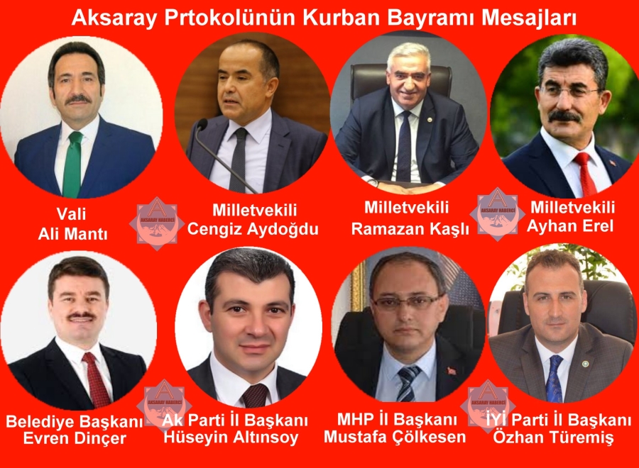 Aksaray Protokolünden Aksaray ve TÜm İslam Alemine Bayram Mesajı 