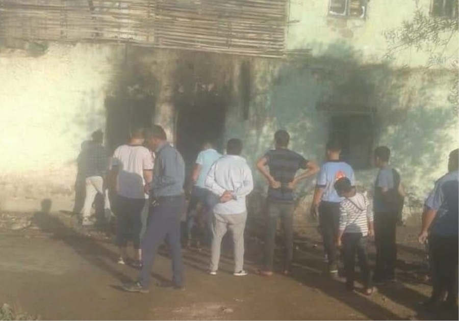 Kümbet Köyünde Yangın;1 İtfaiyeci Yaralandı
