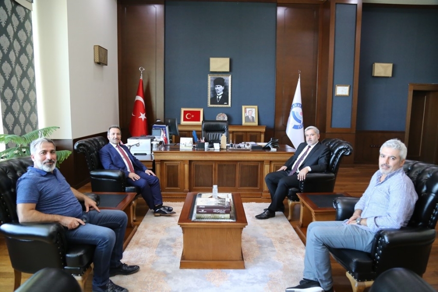 VALİ ALİ MANTI’DAN REKTÖR ŞAHİN’E NEZAKET ZİYARETİ