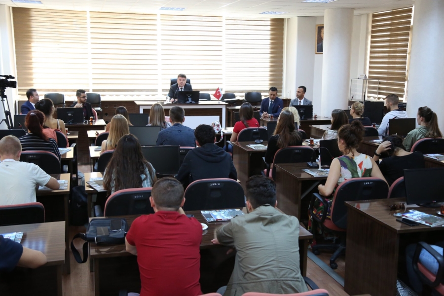5 ÜLKEDEN 30 AKADEMİSYEN VE ÖĞRENCİ AKSARAY BELEDİYESİNİ ZİYARET ETTİ
