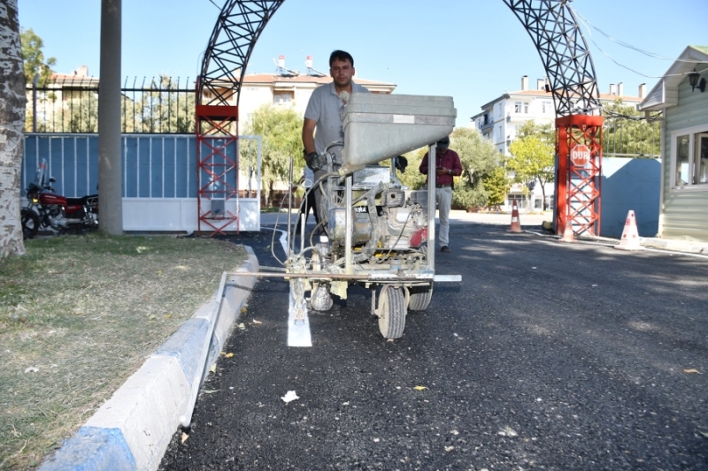 DAĞILGAN STADYUMUNDA AKSARAY BELEDİYESİNİN ÇALIŞMALARI DEVAM EDİYOR