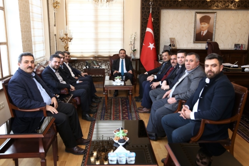  Aksaray AK Parti İl Teşkilatı’ndan Vali Ali Mantı’ya Ziyaret