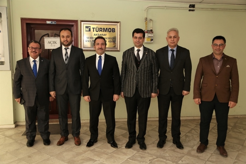 Vali Ali Mantı’da meslek odalarına ziyaret