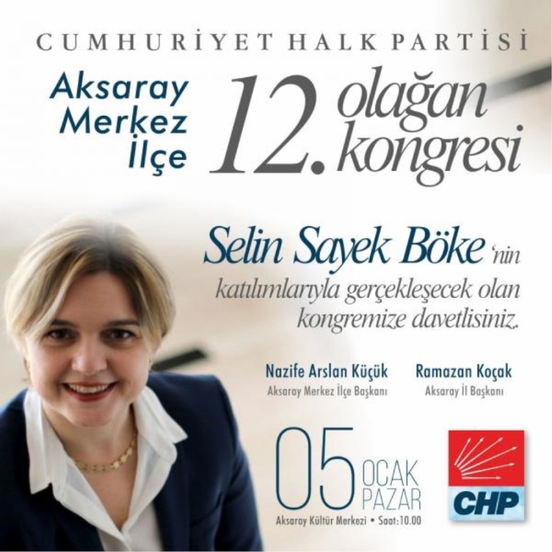 CHP Aksaray Merkez İlçe Başkanını Seçmek İçin Sandık Başına Gidiyor