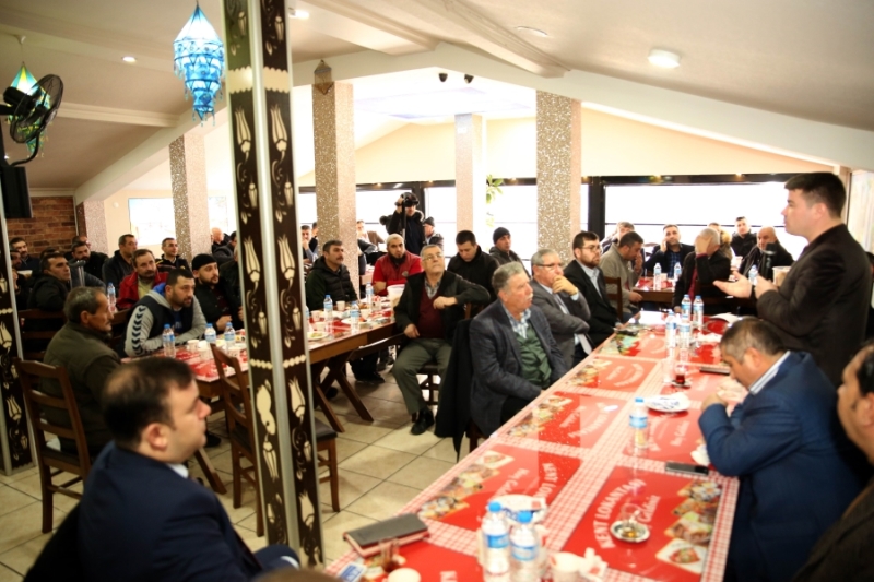 Başkan Evren Dinçer, Esnaflarla İstişare Toplantısında Buluştu