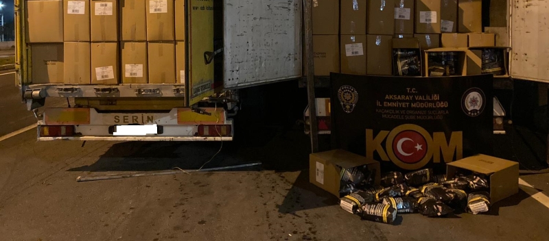 On Yedi ton 700 Kilo kaçak tütün ele geçirildi